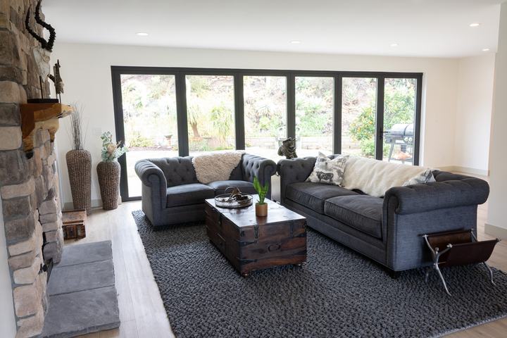 Living Room Fireplace Open Layout Remodel