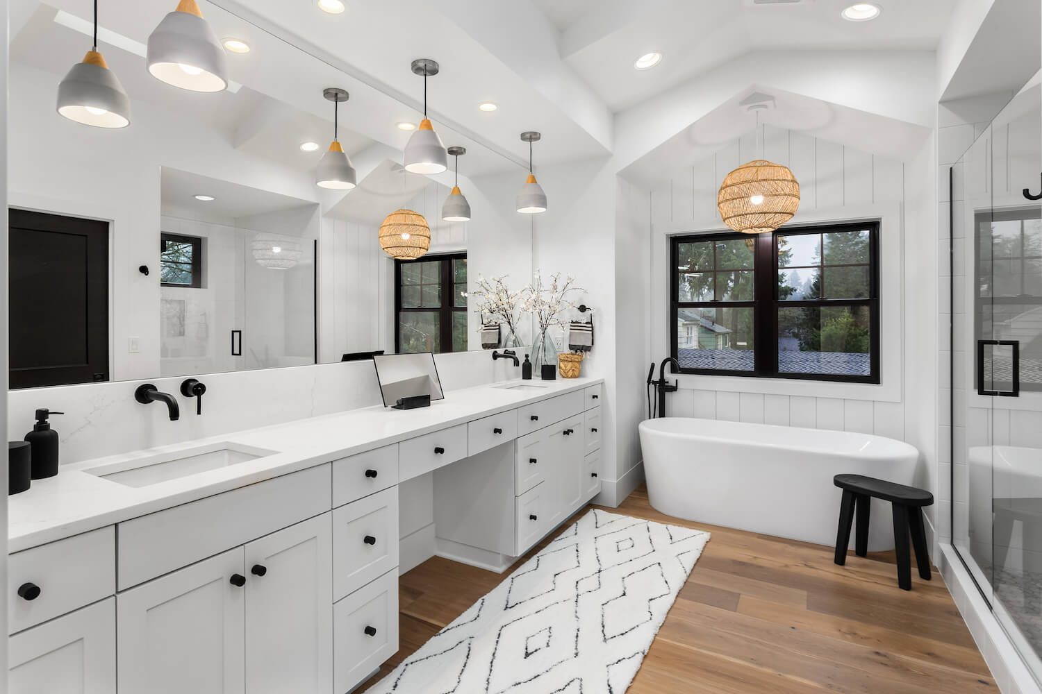 How can I make my bathroom more luxurious?