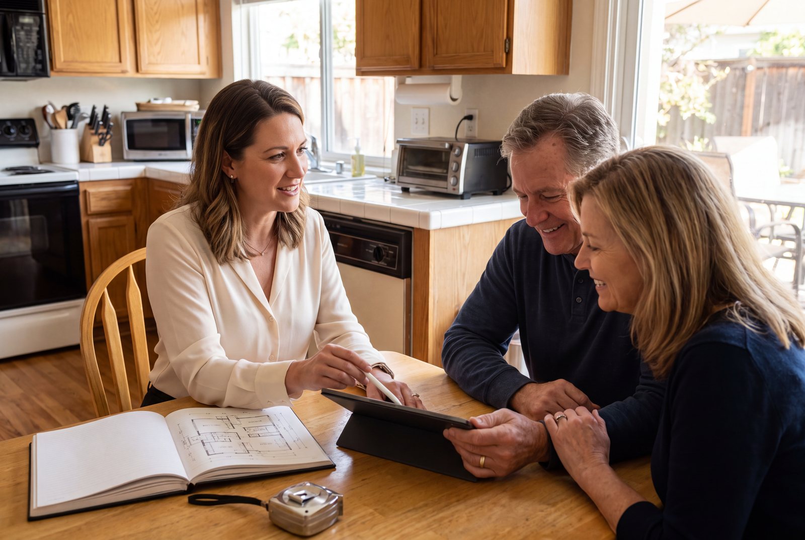 The first visit, at your kitchen table