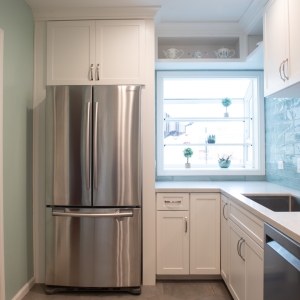 Kitchen Upgrade with White Countertops
