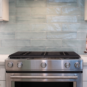 New Gas Range added during San Diego Kitchen Remodel