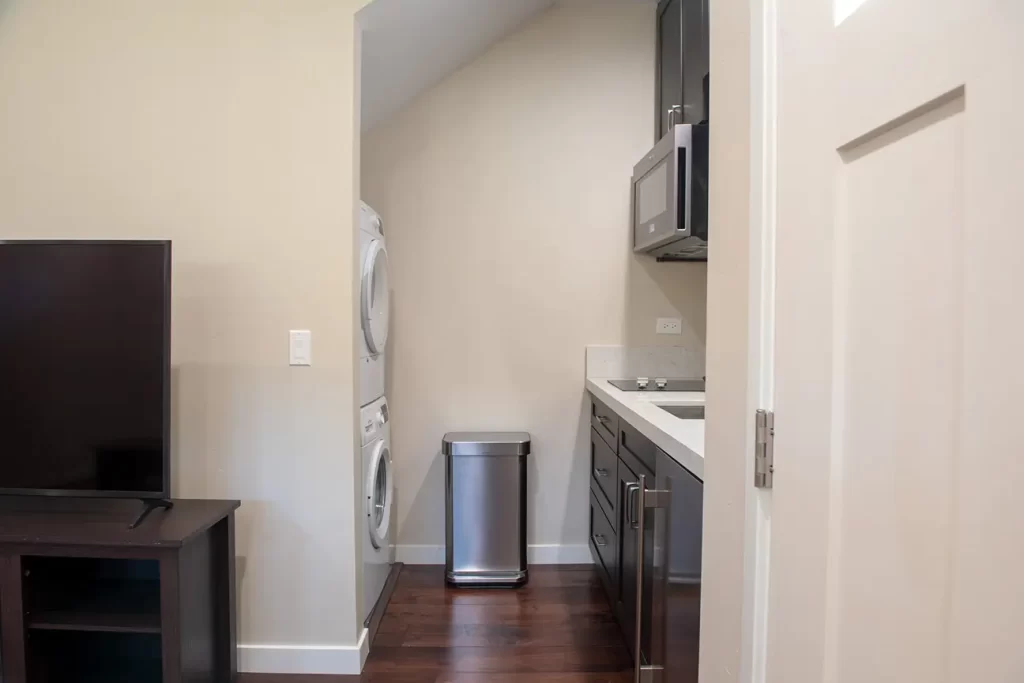 ADU Kitchen and Laundry Room