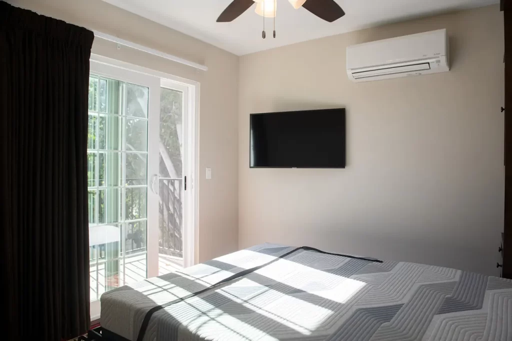 ADU Bedroom With TV and a View