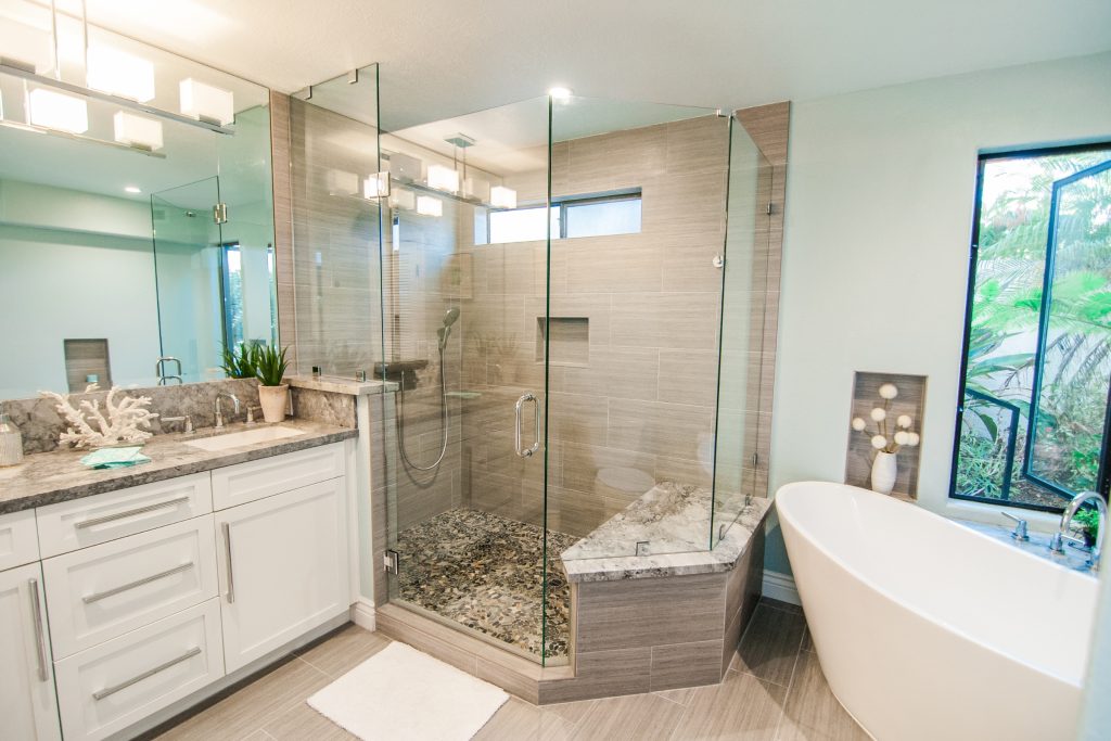 Natural/Zen Coastal Bathroom