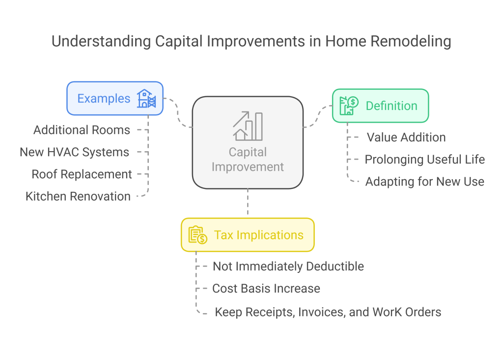 Capital Improvement in Home Remodel