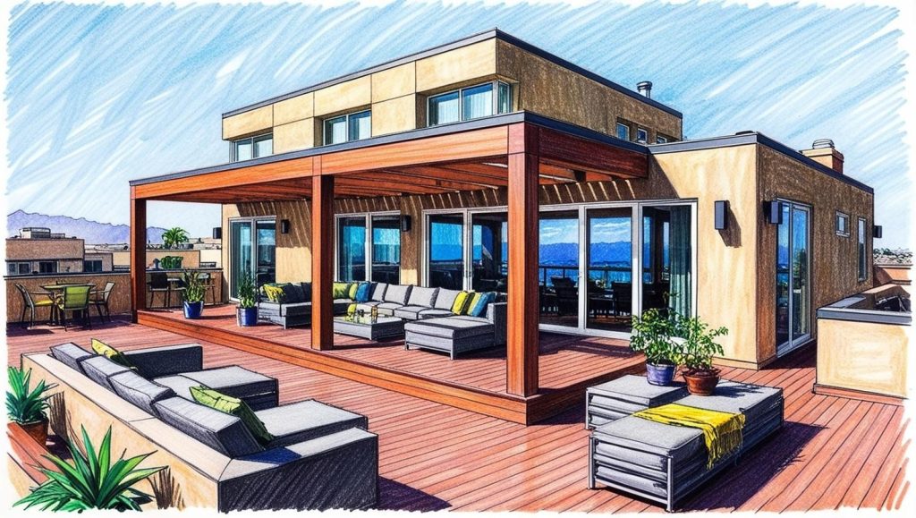 House Rooftop Patio