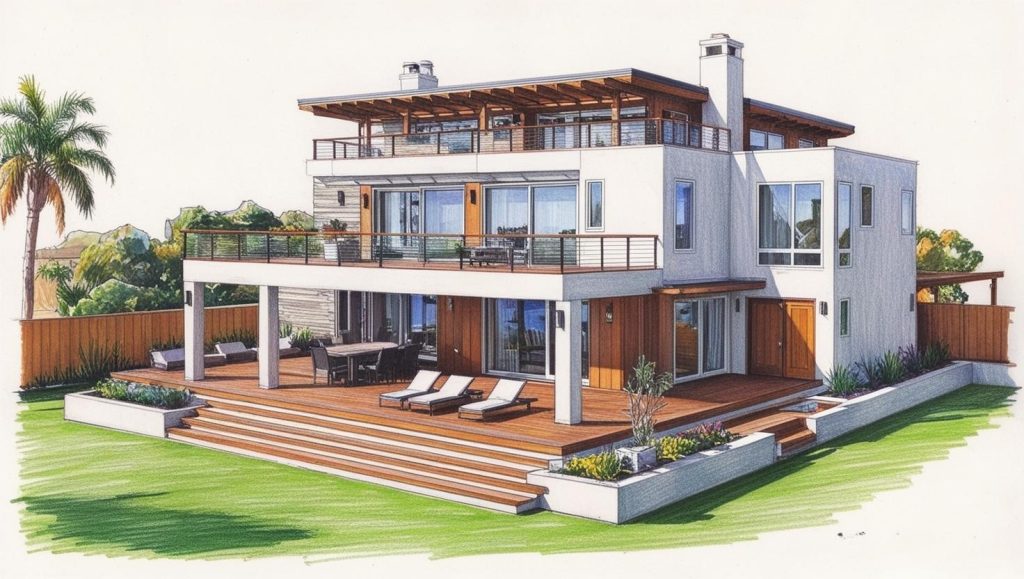 Modern Home With-a Gorgeous Rooftop Deck