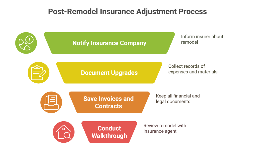 Post Remodel Insurance Adjustments Process for San Diego Homeowners