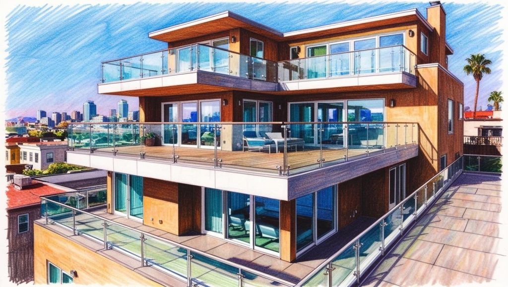 House Rooftop Deck Design